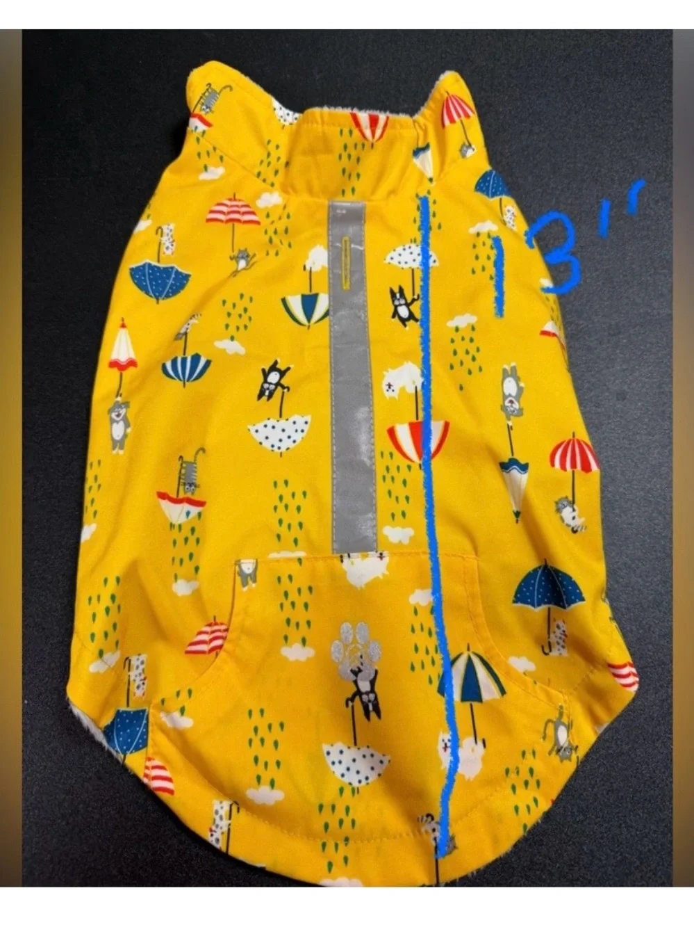 Doggie Pjs and Raincoat (2 pieces)